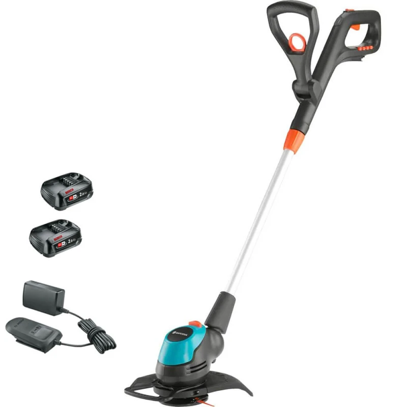 Image of Gardena EASYCUT 23 P4A 18v Cordless Grass Trimmer 230mm EASYCUT 23 14700-55 Batteries: 2 x 2ah Li-ion