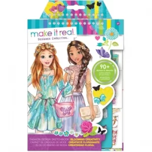 Image of Make It Real Fashion Design Sketchbook: Blooming Creativity