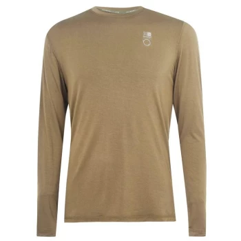 Image of Karrimor Karrimor X Long Sleeve T Shirt Mens - Khaki