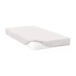 Image of Belledorm 200 Thread Count Cotton Percale Deep Fitted Sheet (Single) (Ivory)