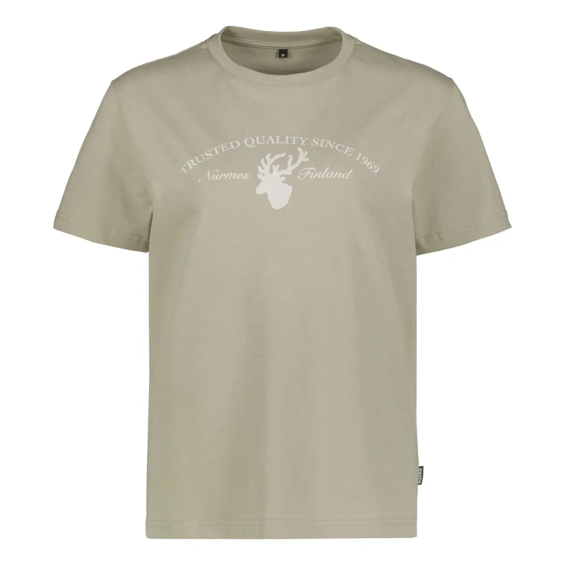 Image of Womens T-Shirt Sasta Trusted Deer Marron Female 2XL