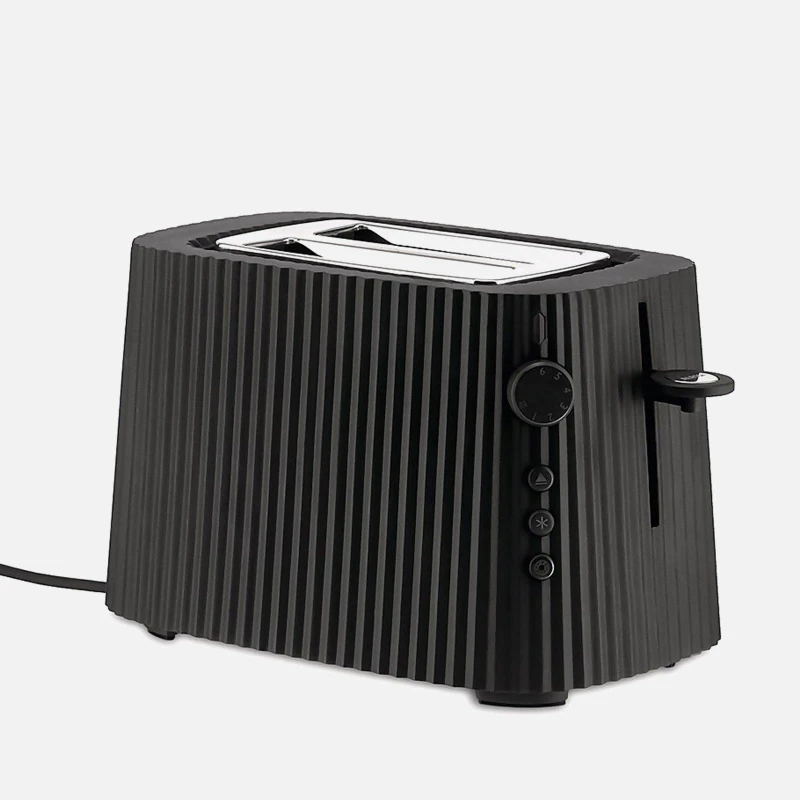 Image of Alessi Toaster - Plisse Black MDL08 B/UK