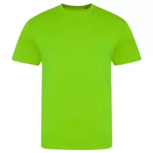 Image of AWDis Unisex Adults Electric Tri-Blend T-Shirt (XXL) (Electric Green)