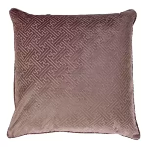 image of Paoletti Florence Polyester Filled Cushion Polyester Blush