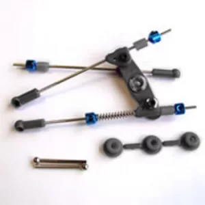 image of Fastrax Pre-Assembled Throttle/Brake Linkage Set Black