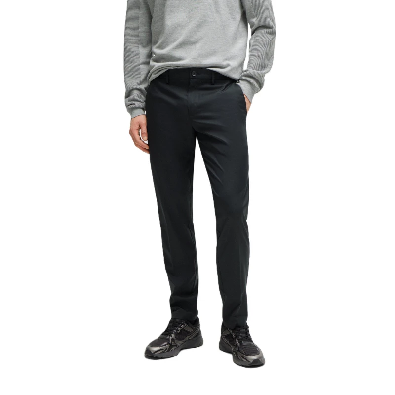 Image of Boss Mens T Drax Straight Trousers Black male 28W R