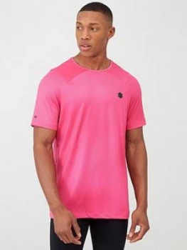 Image of Urban Armor Gear Heat Gear Rush Fitted T-Shirt - Pink/Black