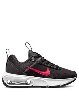 Image of Nike Air Max Intrlk Kids Unisex Trainers, Grey/Red, Size 11