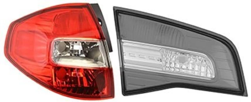 Image of VAN WEZEL 4316931 Rear light Outer section, without bulb holder, Left Combination Rearlight (391)