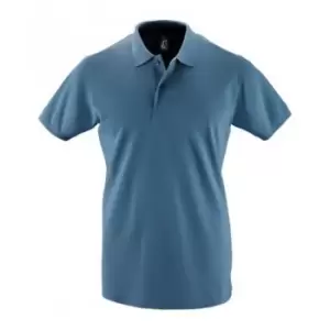 Image of SOLS Mens Perfect Pique Short Sleeve Polo Shirt (S) (Slate Blue)