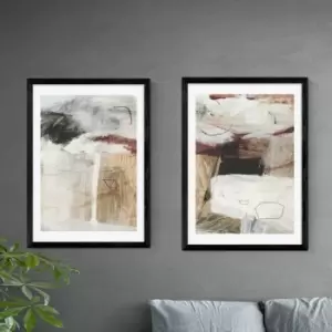 Image of Set of 2 East End Prints Go Prints Natural
