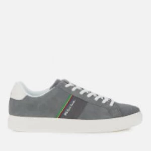 Image of Paul Smith Mens Rex Leather Low Top Trainers - Grey - UK 11