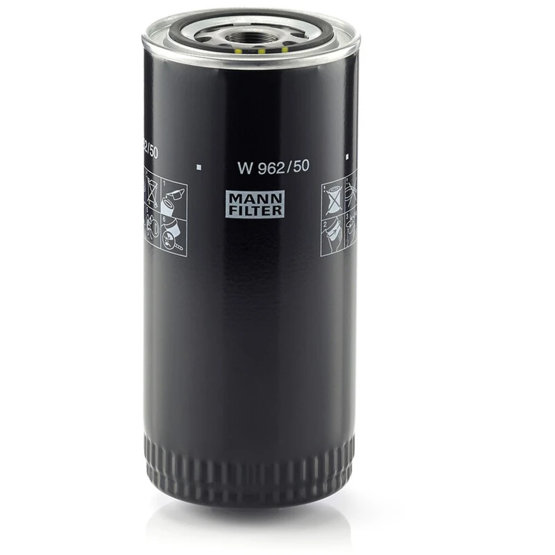 Image of MANN-FILTER W 962/50 Oil filter Spin-on Filter, with one anti-return valve Oil Filter (7)