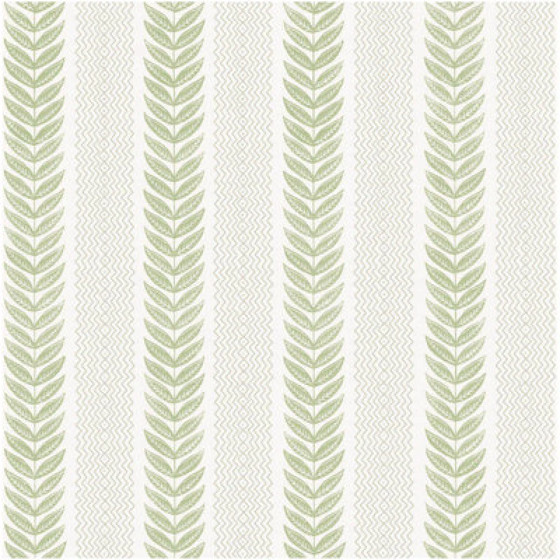 Image of Rasch Textured Wallpaper Sage Green Leaf Stripe Smooth Paper Washable Wall Decor