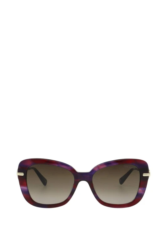 Image of Ted Baker Womens Gabriella Sunglasses in Maroon Maroon Female One Size