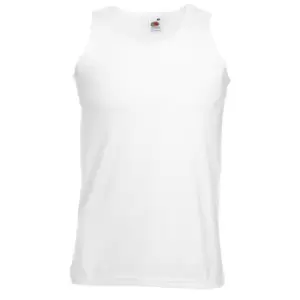 Image of Fruit Of The Loom Mens Athletic Sleeveless Vest / Tank Top (4XL) (White)