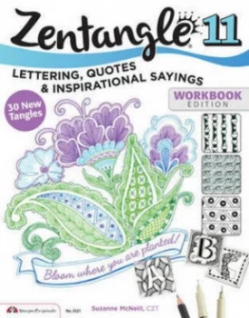 Image of Zentangle. 11 Lettering Quotes and Inspirational Sayings by Suzanne Mcneill Czt - Suzanne Mcneill Czt Paperback
