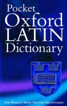 Image of The Pocket Oxford Latin Dictionary by James Morwood Paperback