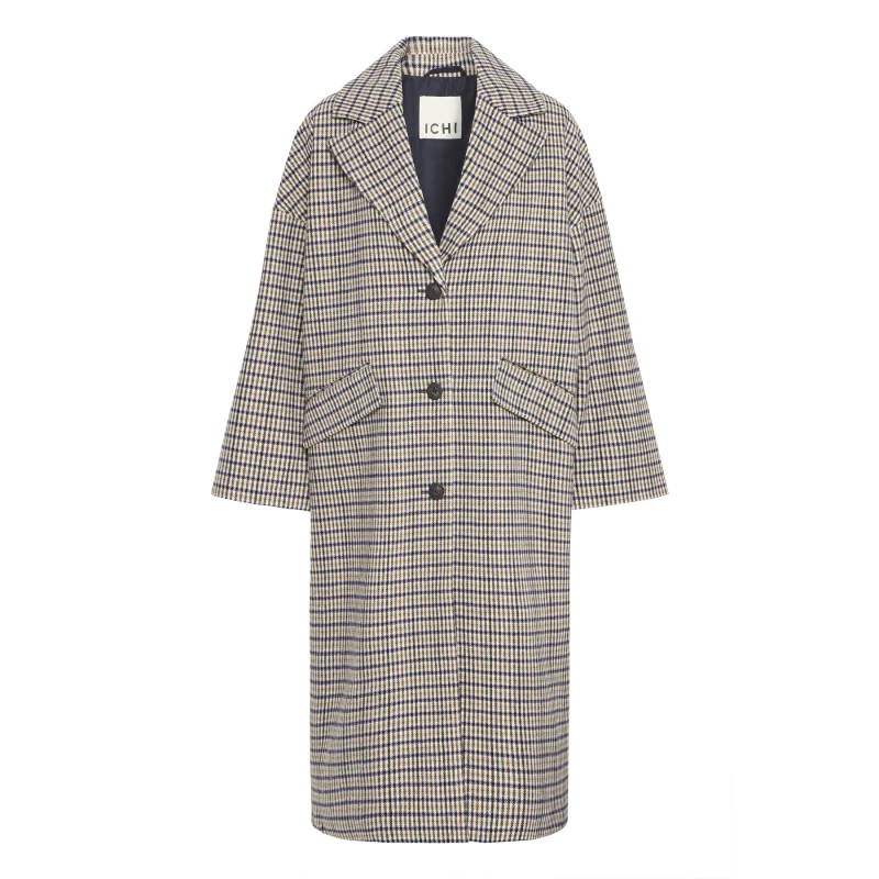 Image of Ichi Womens coat Ichi Emmalu 3 Bleu Female 36