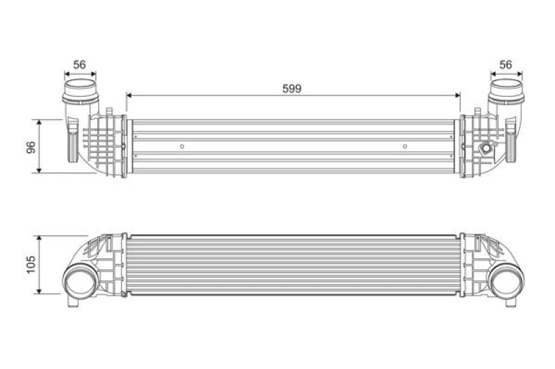 Image of Intercooler VALEO 818690