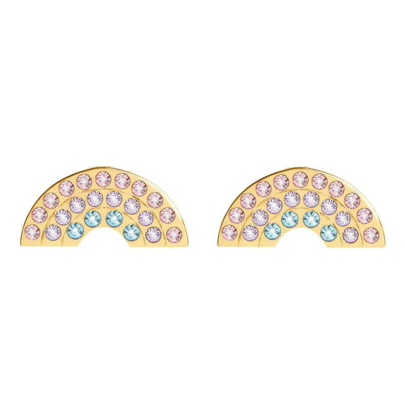 Image of Olivia Burton Studs Sterling Silver Earrings - Gold Gold One Size