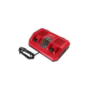 image of Milwaukee - M18 dfc M18 Dual Bay Rapid Charger 240v