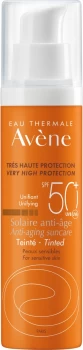 Image of Avene Anti Ageing Protective Tinted SPF50+ Sun Cream 50ml