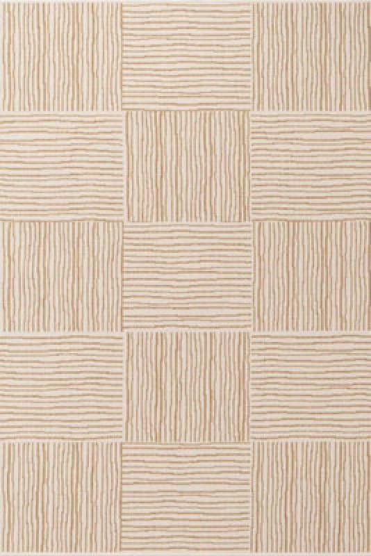 Image of The Rugs Ted Baker Nightingale Reversible Checkered Rug Indoor Outdoor In Beige