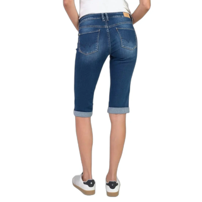 Image of Le Temps des cerises Womens shorts Le Temps des cerises Phil Bleu Female 27