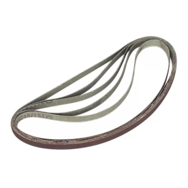 Image of Genuine SEALEY SBS35/B120GN Sanding Belt 8 x 456mm 120Grit Pack of 5