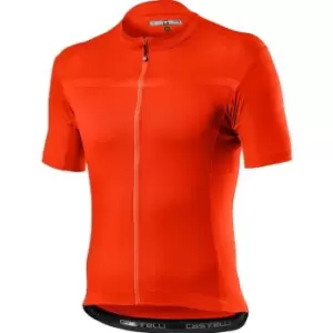 Image of Castelli Classifica Short Sleeve Jersey - Orange