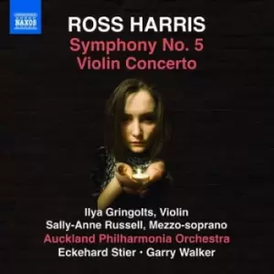 image of Ross Harris Symphony No 5/Violin Concerto by Ross Harris CD Album