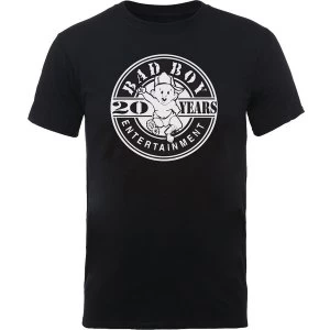 Image of Biggie Smalls - Bad Boy 20 Years Unisex X-Large T-Shirt - Black