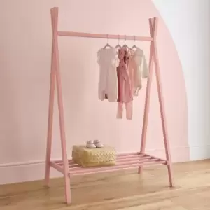 image of Cuddleco Nola Clothes Rail - Pink