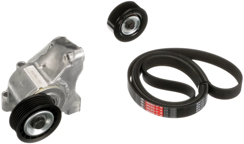 Image of GATES K016PK1915 V-ribbed belt set Micro-V Stretch Fit V-Ribbed Belt Set (542)