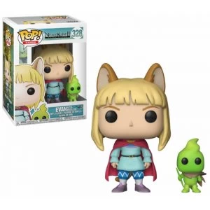 image of Evan with Higgledy Ni No Kuni Funko Pop Vinyl Figure