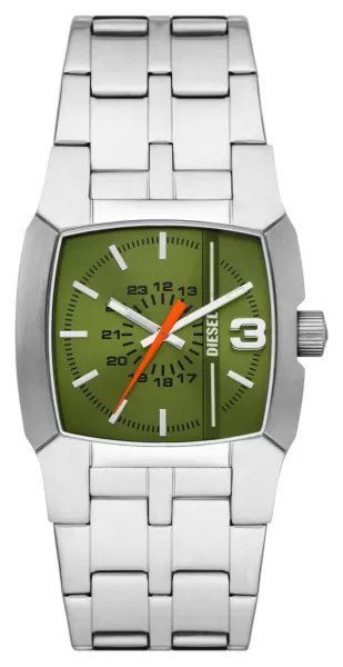 image of Diesel DZ2150 Cliffhanger Green Dial Stainless Steel Watch