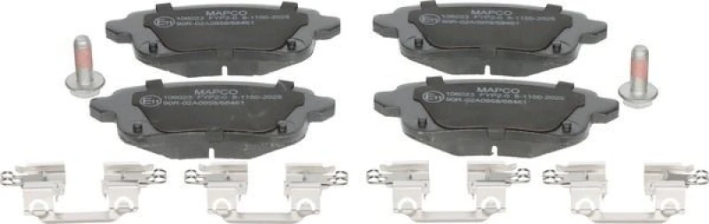 Image of Brake pad set MAPCO 106023