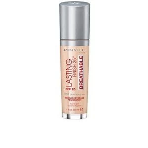 image of Rimmel Lasting Finish Breathable Foundation Light Porcelain Nude