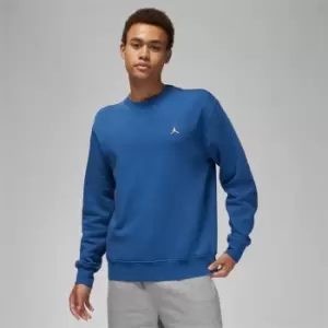 Image of Air Jordan Essentials Mens Fleece Crew - Blue