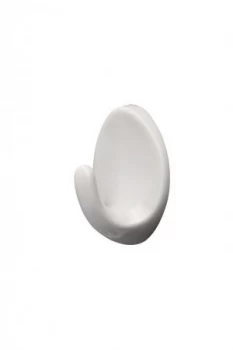 Image of Wickes Large Adhesive Hooks - White Pack of 4