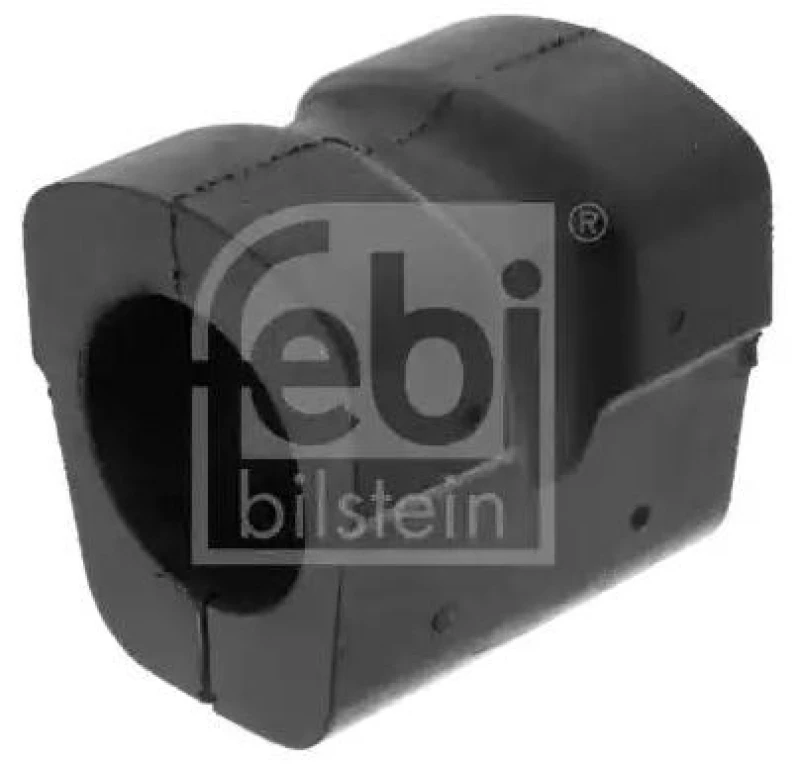 Image of FEBI BILSTEIN 100056 Stabilizer Bushes Front Axle, Rubber Rubber Anti-roll Bar Bush Kit (1334)