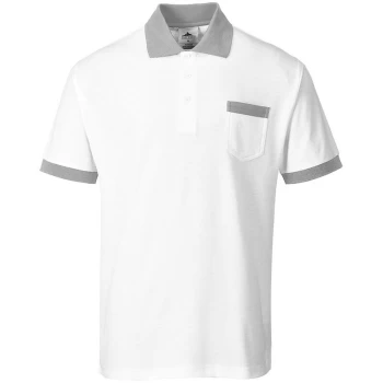 Image of Portwest KS51WHRS - sz S Painters Pro Polo - White