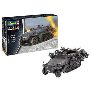 Image of Sd.Kfz. 251/1 Ausf.C + Wurfr. 40 Revell Model Kit
