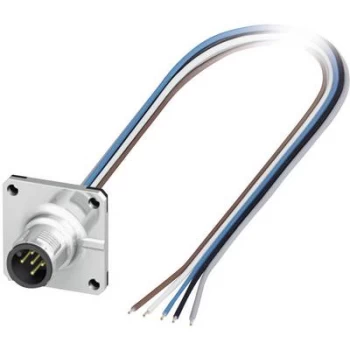 Image of Phoenix Contact 1440973 SACC-SQ-M12MS-5CON-25F/0,5 M12 Sensor / Actuator Build-in Plug Connector
