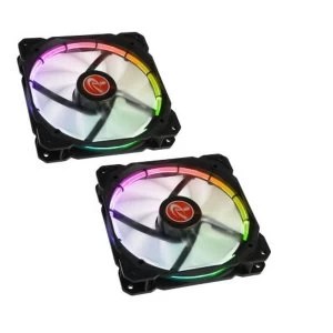 image of Raijintek Auras 14 RGB LED Fan with Controller 140mm