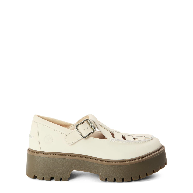 Image of Timberland Womens Buckle Shoe Natural Mary Janes Natural Nubuck female 3.5 (36)