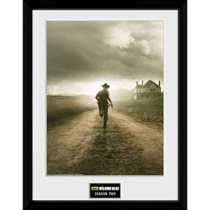 image of The Walking Dead Season 2 Framed Collector Print 12x16