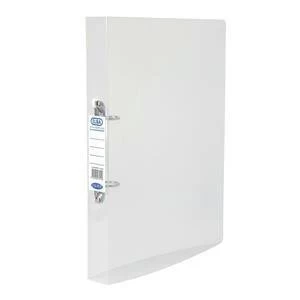 Image of Elba Snap A4 Ring Binder Polypropylene 2 O Ring 25mm Clear Pack of 10