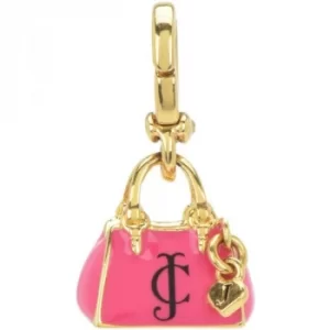 Image of Ladies Juicy Couture PVD Gold plated Little Luxuries Enamel Bag Charm